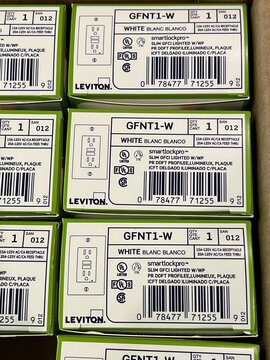 La Quinta, CA, USA
December 24, 2025
Leviton GFNT1 boxes