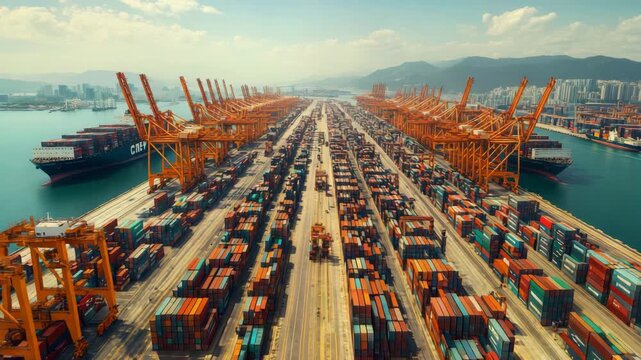 Container Port and Cargo Terminal for Global Trade