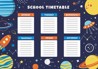 SCHOOL TIMETABLE SPACE