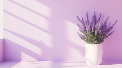Lavender flowers and lavender field