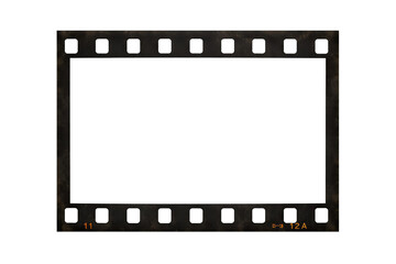 Png vintage film frame isolated on transparent background. concept of retro photography, classic photo borders, film strip decor, nostalgic frame element for design