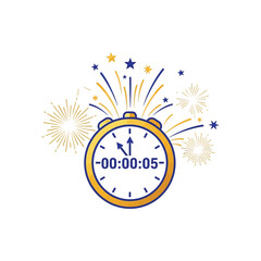 Countdown Timer Celebration Fireworks Festive Event Timing