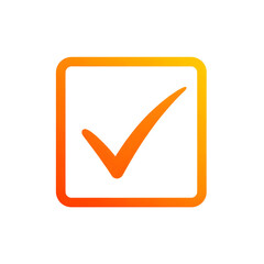 Minimal checkbox unchecked thin border, #333, isolated on transparent, UI kit ready