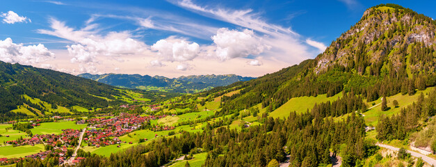 Alpine mountain landscape Bavaria Germany