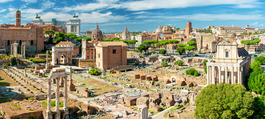 The Roman Forum (Forum Romanum) Rome Italy