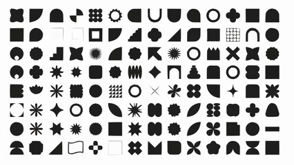 Geometric shapes stock illustration