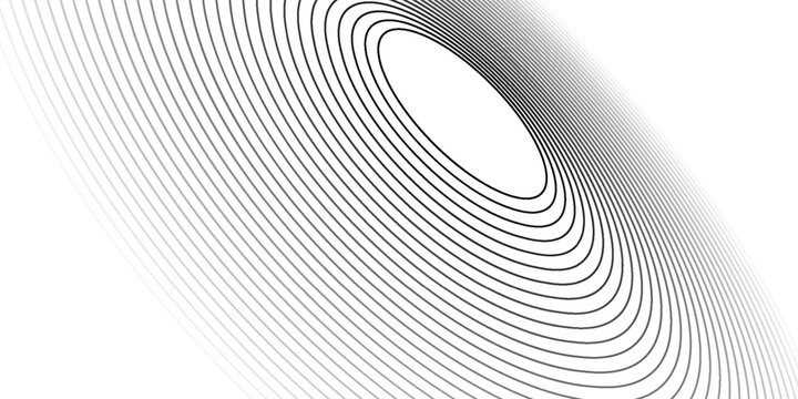 Black mascara circular texture, brush stroke isolated on white background. eps 10