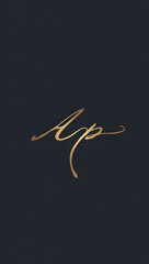 Single fluid stroke on deep charcoal, asymmetrical balance, vertical negative space, premium app template vibe