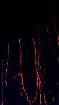 Black and white scribble grunge texture for film burn effect. High quality 4k footage