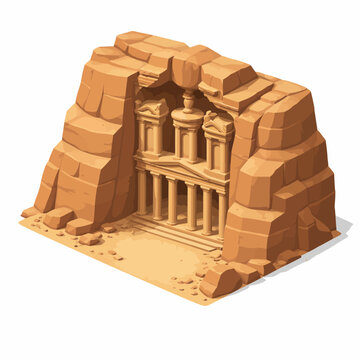 El tesoro de Petra en 3D