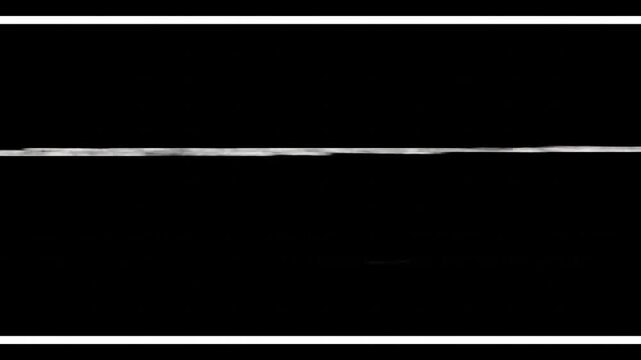 A stark black canvas with several white horizontal lines across, creating stark geometric contrast!!