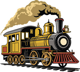 old steam locomotive © Khairun