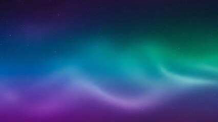 Aurora borealis yang memukau di langit malam yang bertabur bintang.