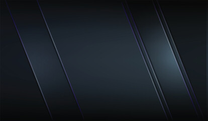 Dark grey abstract background with sleek diagonal lines for modern technology and business presentations