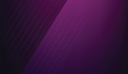 Abstract purple and magenta background with diagonal lines and gradient for modern digital design