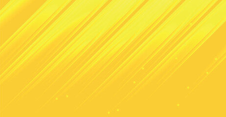 Bright yellow abstract background with glowing diagonal lines and subtle particles for modern design