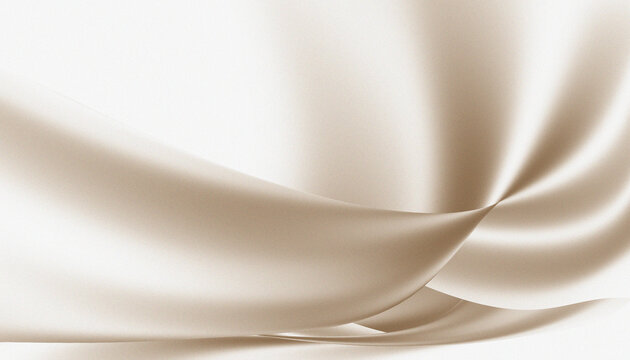Brown color wave pattern on white background.