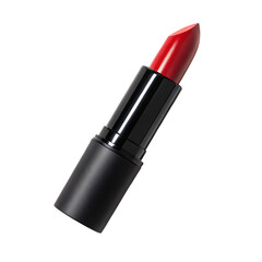red lipstick isolated on white