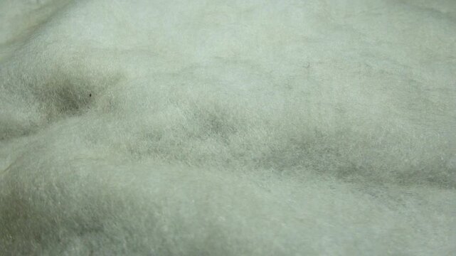 Close-up of insulation for sewing clothes