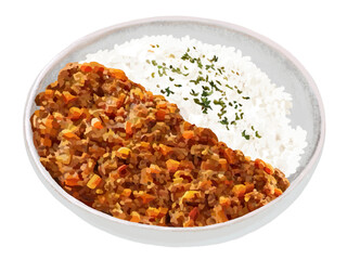 キーマカレー（パセリ付き）