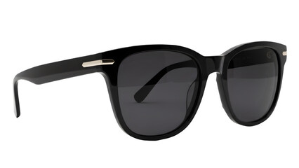 Designer Black Square Sunglasses for Men and Women, Transparency Applied