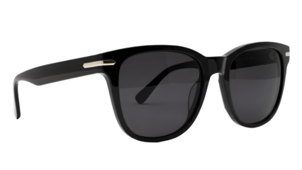 Designer Black Square Sunglasses for Men and Women, Transparency Applied