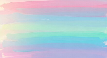 Soft Pastel Color Gradient Background with Horizontal Paint Strokes