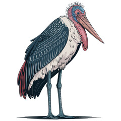 Marabou stork