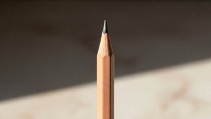 Sharp Tip of a Wooden Pencil