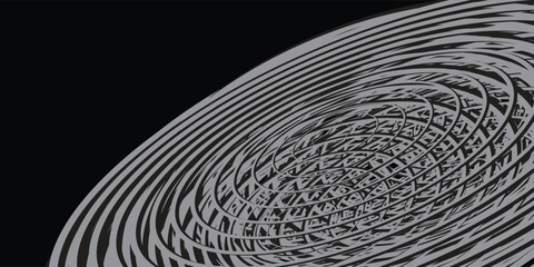 3D gradient holographic disc icon. Abstract hologram circle. 3D vector illustration. art