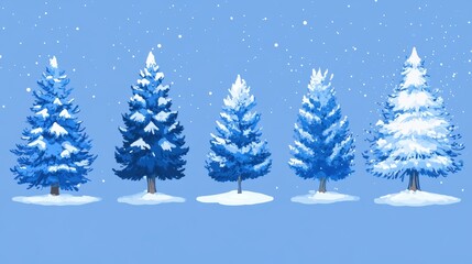 Fototapeta premium Pine tree with white snowdrift,snowflakes,snow land,mock up for product placement,Happy New Year,Celebrate party,Xmas Poster,web banner,festive.