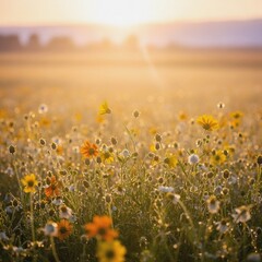 field of daisies