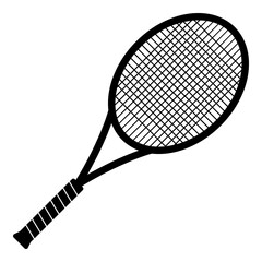 tennis racket illustration vector