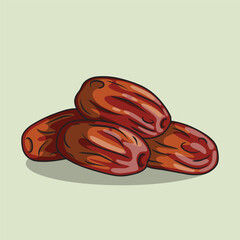 Illustration of Dried Medjool Dates