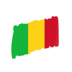 Mali Brush Flag Texture