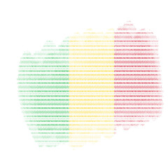 Mali Brush Flag Texture