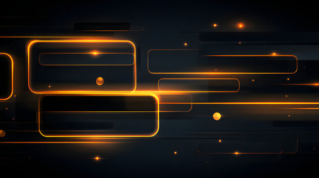 Abstract technology background vector illustration of a digital circuit board pattern featuring electronic hardware components like a processor chip and motherboard data lines for a modern tech system - Powered by Adobe