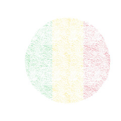 Mali Brush Flag Texture