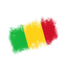 Green Yellow And Red Splatter Stroke