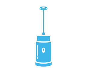 Fototapeta premium Icon representing a Milk Frother in vector format. Logotype