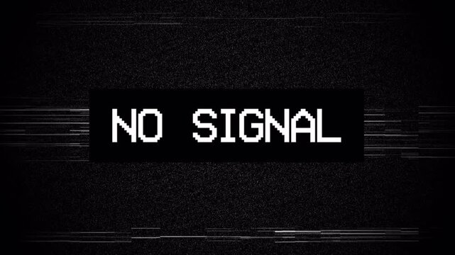 no signal Retro TV Static Glitch Effect Concept, Pulsating Rays Looping Fractal Noise Animation 4k video animation seamless loop