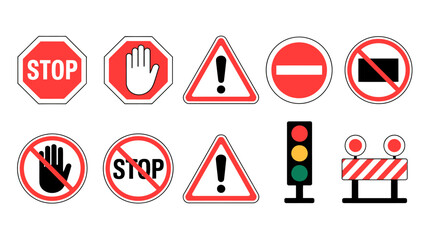 traffic sign warning