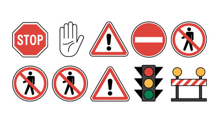 traffic sign with a road sign