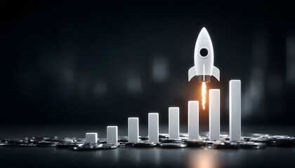 Abstract golden glitter wave with bright starburst on dark blue background.