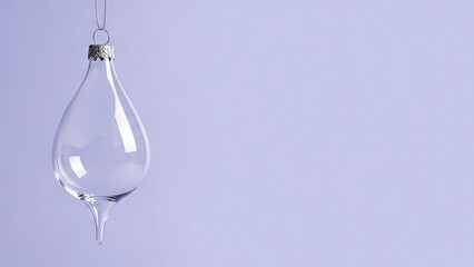 Glass Christmas Ornament Bauble Decoration Holiday Xmas Celebration Minimal