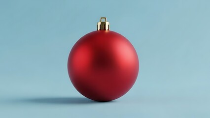 Red Christmas Bauble Ornament Decoration Holiday Seasonal Celebration Festive Backdrop