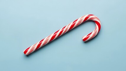 Candy Cane Red and White Holiday Christmas Festive Mint Treat Striped