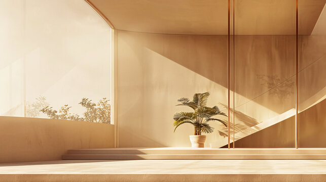 Luxury Real Estate Website Banner Background With Copy Space