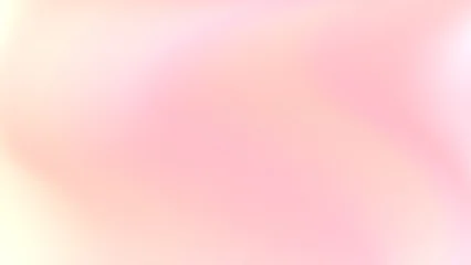 Fotobehang Lichtroze Soft pastel blurry gradient background with light pink and peach colors  © gholiyart