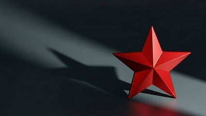 Red Star Abstract Illustration Symbol Sign Decoration Graphic Design